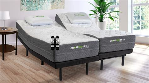 adjustable electrical bed frame on matress spring box|split king mattress adjustable bed.